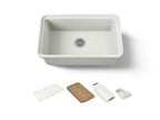 KOHLER K-36255-PC-NY Audrine By Studio Mcgee 30" Undermount Single-Bowl Workstation Kitchen Sink - Dune