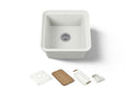 KOHLER K-36259-PC-NY Audrine By Studio Mcgee 18-5/8" Undermount Workstation Bar Sink - Dune