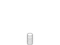 KOHLER Pin, #10-32 X 13/32 - Bright Chrome, K-36287-BC