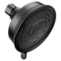 MOEN 3638BL Four-Function 4 3/8" Diameter Standard Spray Head - Matte Black