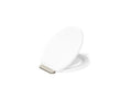 KOHLER K-36594-BN-0 Covert Readylatch Quiet-Close Round-Front Toilet Seat - White