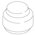 KOHLER Cap, End - Vibrant Polished Nickel, K-36635-SN