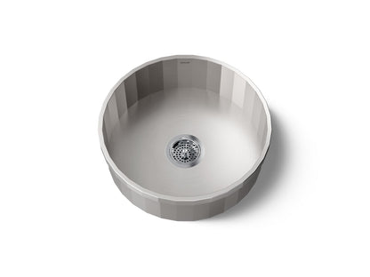 KOHLER K-3674-NA Brinx 18-3/4" top-mount single-bowl bar sink - Stainless Steel