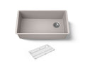 KOHLER K-36747-CM3 Billings 32-1/2" undermount single-bowl kitchen sink - Matte Taupe
