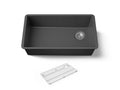 KOHLER K-36747-CM7 Billings 32-1/2" undermount single-bowl kitchen sink - Matte Graphite