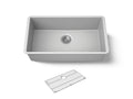 KOHLER K-36748-CM4 Billings 32-1/2" undermount single-bowl kitchen sink - Matte Grey