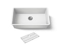 KOHLER K-36748-CM6 Billings 32-1/2" undermount single-bowl kitchen sink - Matte White