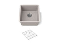 KOHLER K-36751-CM3 Billings 17-1/2" undermount bar sink - Matte Taupe