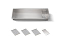 KOHLER K-37906-NA Synthos 57-3/4" Undermount Single-Bowl Kitchen Sink - Stainless Steel