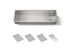 KOHLER K-37906-NA Synthos 57-3/4" Undermount Single-Bowl Kitchen Sink - Stainless Steel