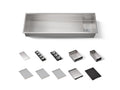 KOHLER K-37906-PAP-NA Synthos 57-3/4" Undermount Single-Bowl Workstation Kitchen Sink - Wood Composite Matte Black