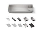 KOHLER K-37906-PAP-NA Synthos 57-3/4" Undermount Single-Bowl Workstation Kitchen Sink - Wood Composite Matte Black