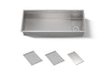 KOHLER K-37907-NA Synthos 45-3/4" Undermount Single-Bowl Kitchen Sink - Stainless Steel