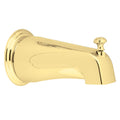 MOEN 3808P Chrome Slip Fit Diverter Spout (3.38"L X 2.94"W X 5.5"H) - Polished Brass