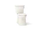 KOHLER K-3814-RA-96 Corbelle Two-Piece Elongated Toilet With Skirted Trapway, 1.28 Gpf - Biscuit