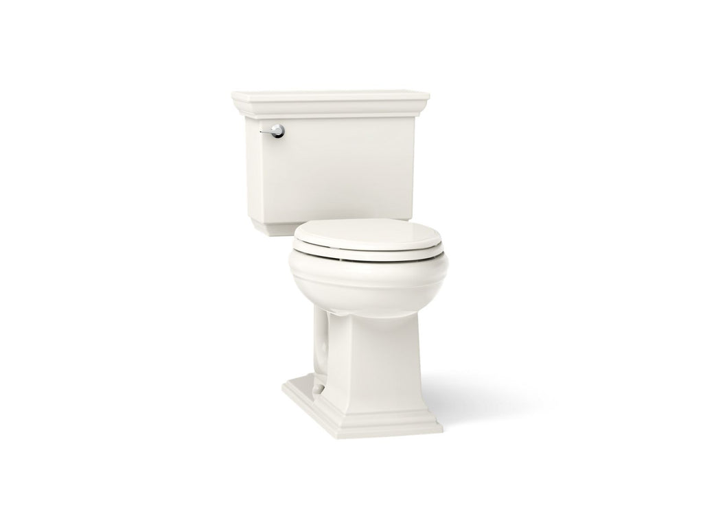 KOHLER K-33817-96 Memoirs Stately Continuousclean Two-Piece Elongated Toilet, 1.28 Gpf - Biscuit