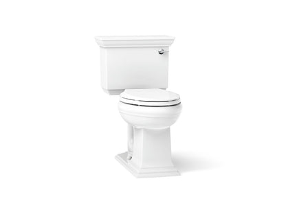 KOHLER K-3817-RA-0 Memoirs Stately Two-piece elongated toilet, 1.28 gpf - White
