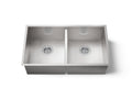 KOHLER K-3820-NA Vault 32" Undermount Double-Bowl Kitchen Sink - Stainless Steel