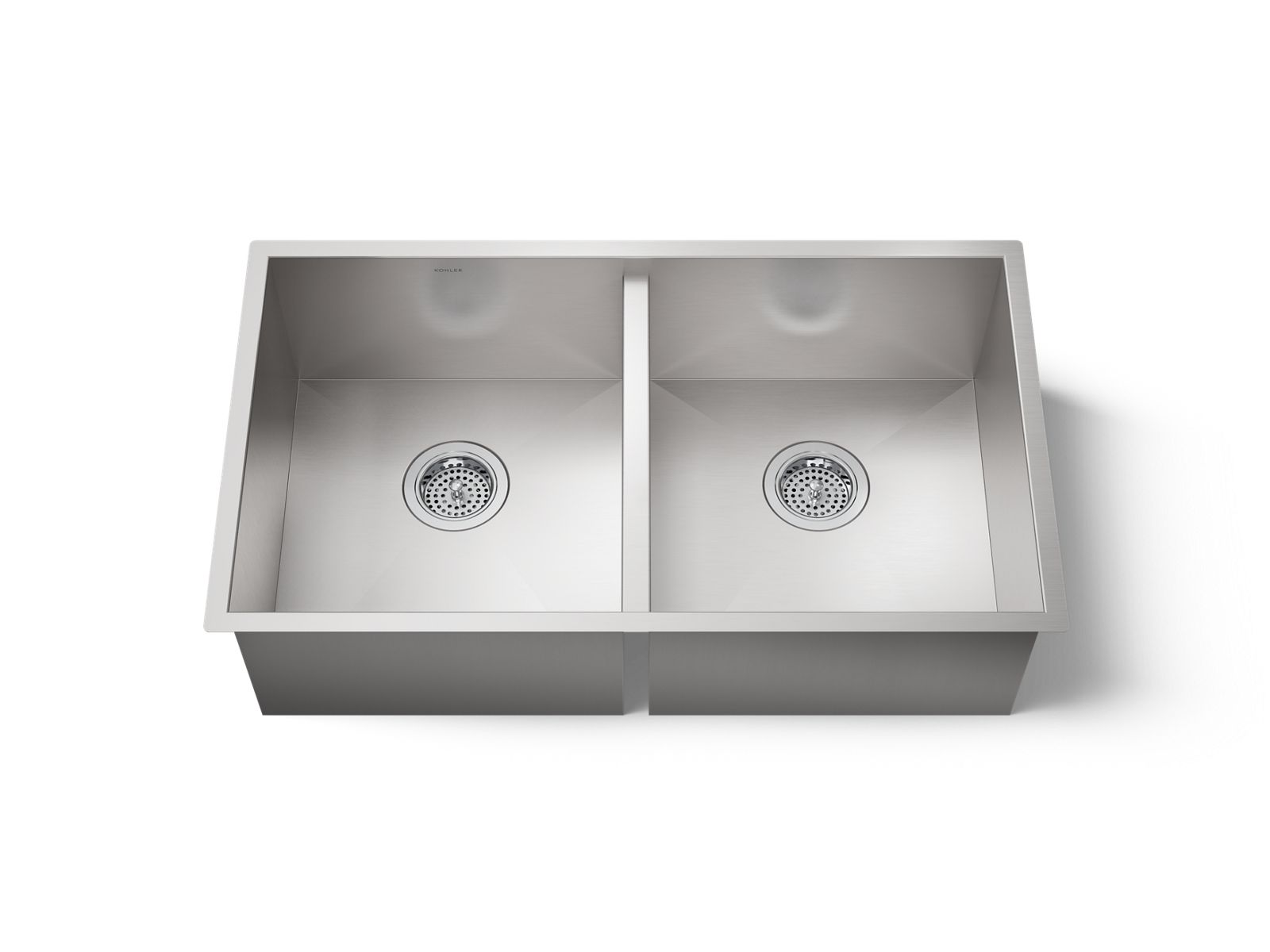 KOHLER K-3820-NA Vault 32" Undermount Double-Bowl Kitchen Sink - Stainless Steel