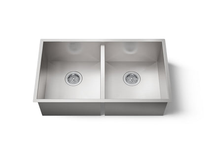 KOHLER K-3820-NA Vault 32" undermount double-bowl kitchen sink - Stainless Steel