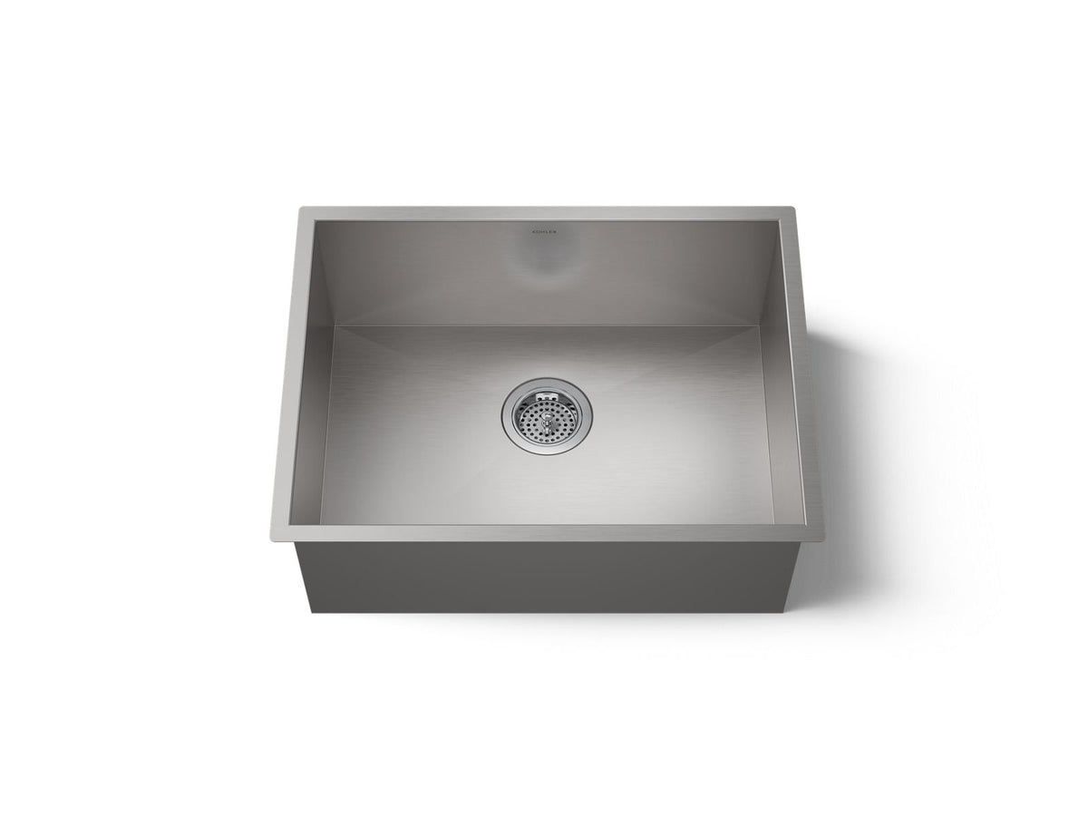 KOHLER K-3822-NA Vault 24" Undermount Single-Bowl Kitchen Sink - Stainless Steel