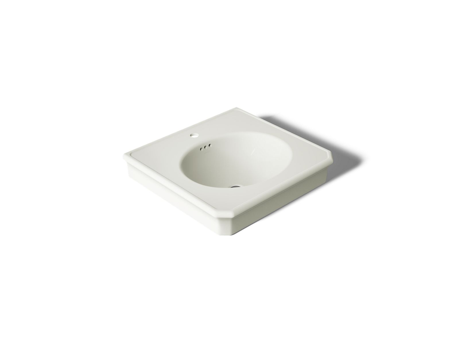 KOHLER K-38224-1-NY Claude By Studio Mcgee 24" Rectangular Pedestal/Console Table Bathroom Sink - Dune