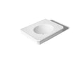 KOHLER K-38225-1-0 Claude By Studio Mcgee 30" Rectangular Pedestal/Console Table Bathroom Sink - White