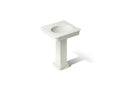 KOHLER K-38227-1-NY Claude By Studio Mcgee 24" Rectangular Pedestal Bathroom Sink - Dune