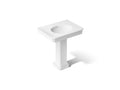 KOHLER K-38228-1-0 Claude By Studio Mcgee 30" Rectangular Pedestal Bathroom Sink - White