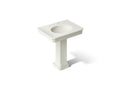 KOHLER K-38228-8-NY Claude By Studio Mcgee 30" Rectangular Pedestal Bathroom Sink - Dune