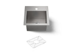 KOHLER K-3840-1-NA Vault 15" Top-/Undermount Bar Sink - Stainless Steel