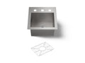 KOHLER K-3840-3-NA Vault 15" Top-/Undermount Bar Sink - Stainless Steel