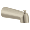 MOEN 3853BN 7" Tub Spout with 1/2" Slip Fit Connection From The Eva Collection (7"L X 2.5"W) - Brushed Nickel