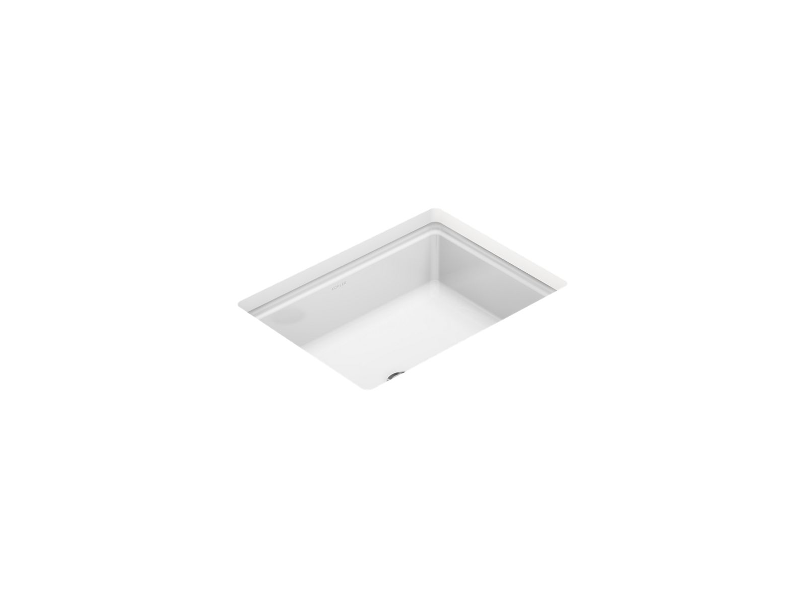 KOHLER K-38569-0 Claude By Studio Mcgee 19-13/16" Rectangular Undermount Bathroom Sink - White
