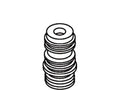 KOHLER Spout Post With Bearings - Rough Plate, K-38685-RP