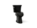 KOHLER K-3889-7 Highline Two-Piece Elongated Toilet, 1.28 Gpf - Black Black