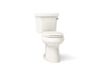 KOHLER K-3889-RA-96 Highline Two-Piece Elongated Toilet, 1.28 Gpf - Biscuit
