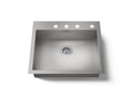 KOHLER K-3894-NA Vault 24" Undermount Single-Bowl Kitchen Sink - Stainless Steel