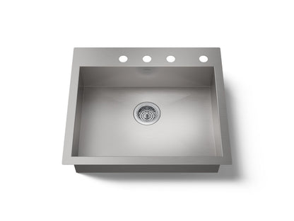 KOHLER K-3894-NA Vault 24" undermount single-bowl kitchen sink - Stainless Steel