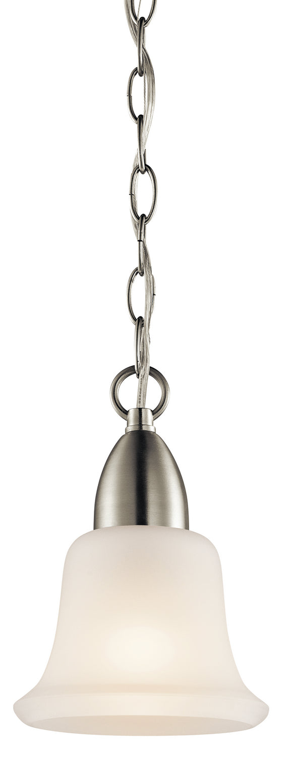 KICHLER 42880NI Nicholson 1 Light Mini Pendant Brushed Nickel