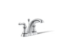 KOHLER K-393-N4-CP Devonshire Centerset Bathroom Sink Faucet, 1.2 Gpm - Polished Chrome