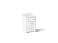 KOHLER K-39305-0 Claude By Studio Mcgee 24" Bathroom Vanity Cabinet With Sink And Quartz Top - White