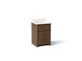 KOHLER K-39305-DAK Claude By Studio Mcgee 24" Bathroom Vanity Cabinet With Sink And Quartz Top - Draper Oak