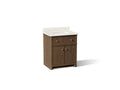 KOHLER K-39306-DAK Claude By Studio Mcgee 30" Bathroom Vanity Cabinet With Sink And Quartz Top - Draper Oak