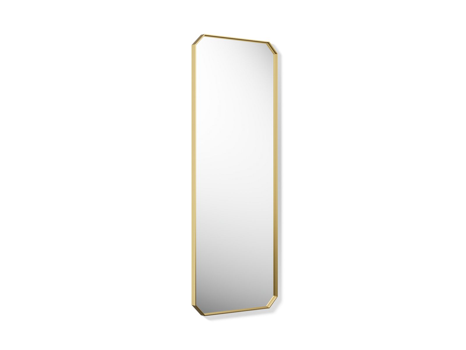KOHLER K-39312-2MB Claude By Studio Mcgee 24" X 64" Rectangular Framed Mirror - Vibrant Brushed Moderne Brass