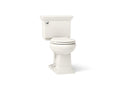 KOHLER K-33815-96 Memoirs Stately Continuousclean Two-Piece Round-Front Toilet, 1.28 Gpf - Biscuit