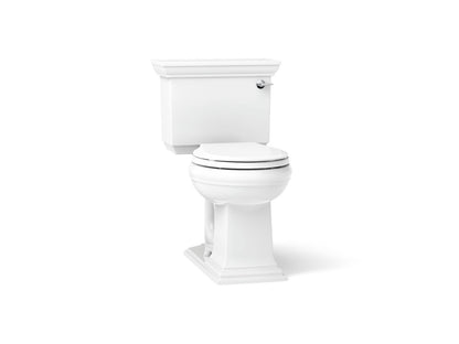 KOHLER K-3933-RA-0 Memoirs Stately Two-piece round-front toilet, 1.28 gpf - White