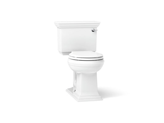 KOHLER K-3933-RA-0 Memoirs Stately Two-piece round-front toilet, 1.28 gpf - White