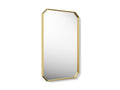 KOHLER K-39337-2MB Claude By Studio Mcgee 22" X 34" Rectangular Framed Mirror - Vibrant Brushed Moderne Brass