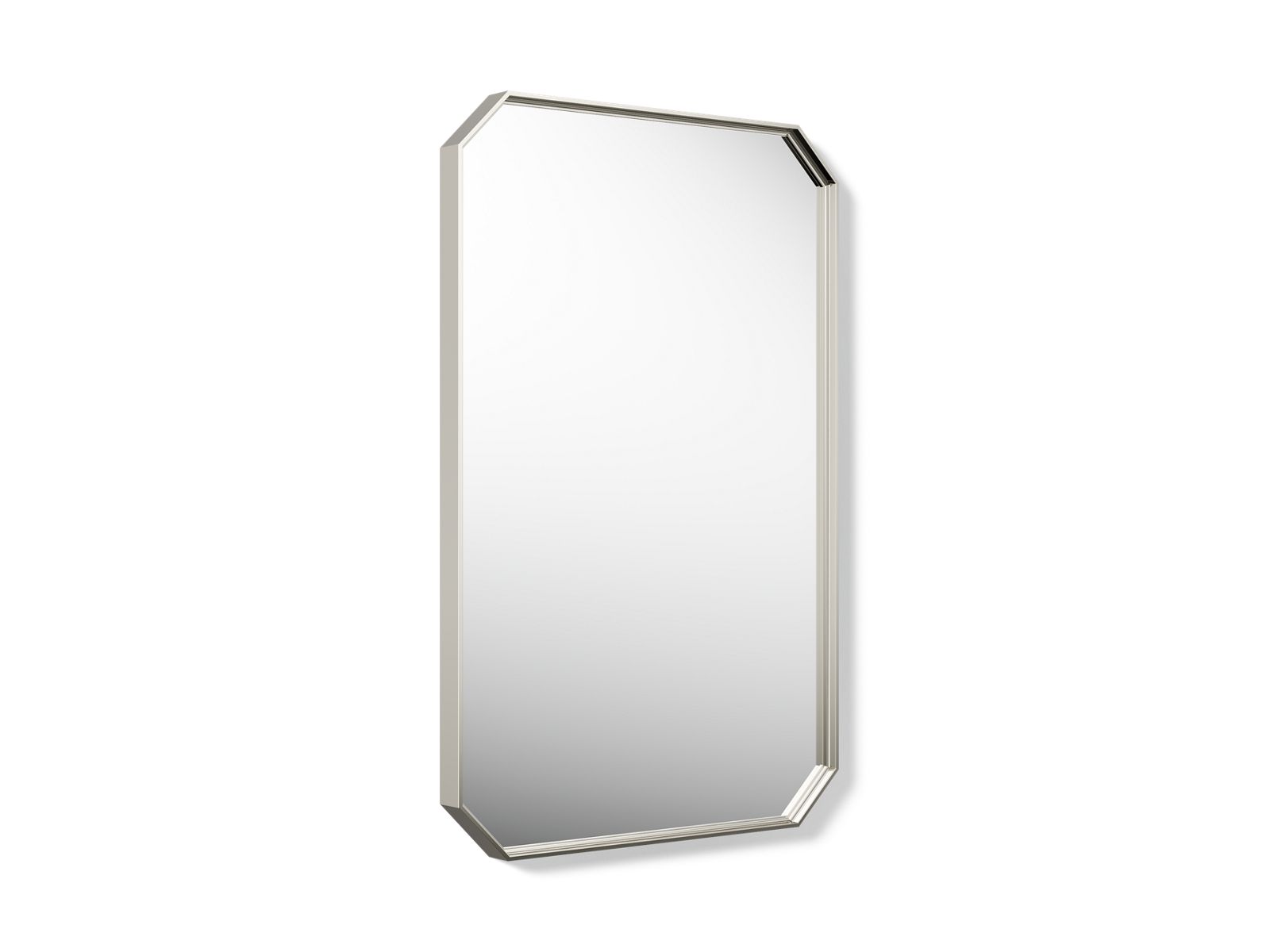 KOHLER K-39337-SN Claude By Studio Mcgee 22" X 34" Rectangular Framed Mirror - Vibrant Polished Nickel